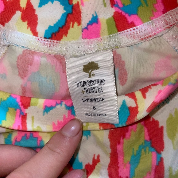Tucker and Tate rash guard and bikini bottom size 6 - Picture 2 of 3